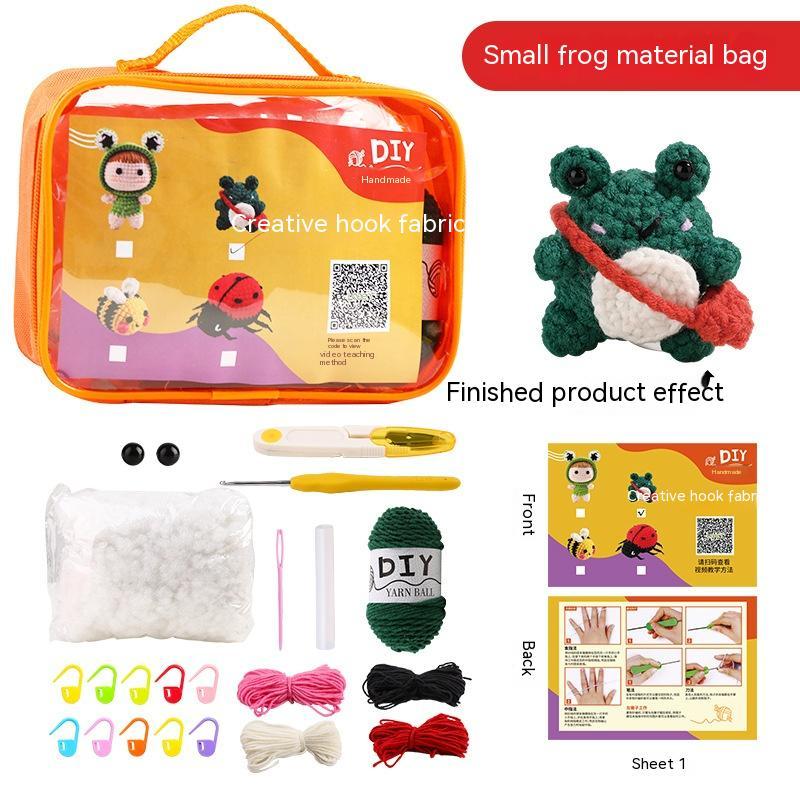 π§Ά Cute Cartoon Crochet Kit β Complete Starter Set